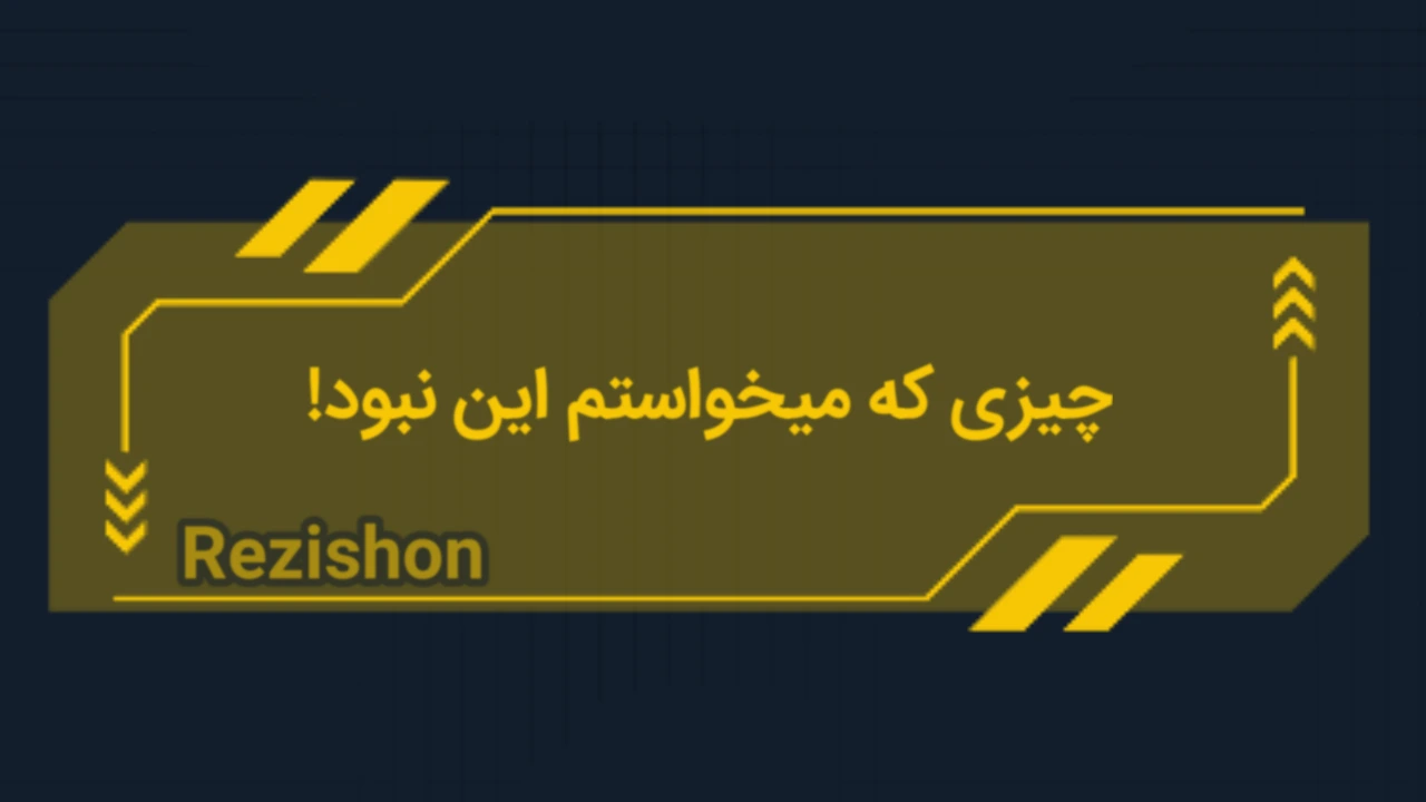 چیزی که میخواستم این نبود!