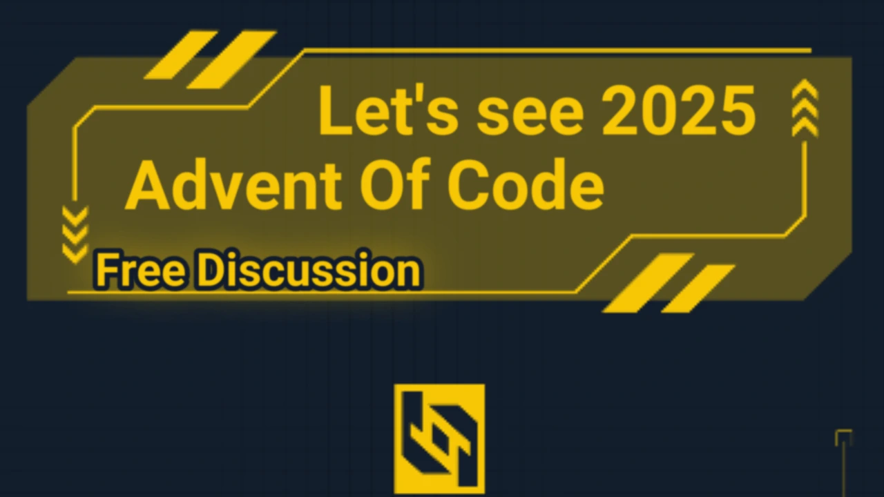Let's see advent of code